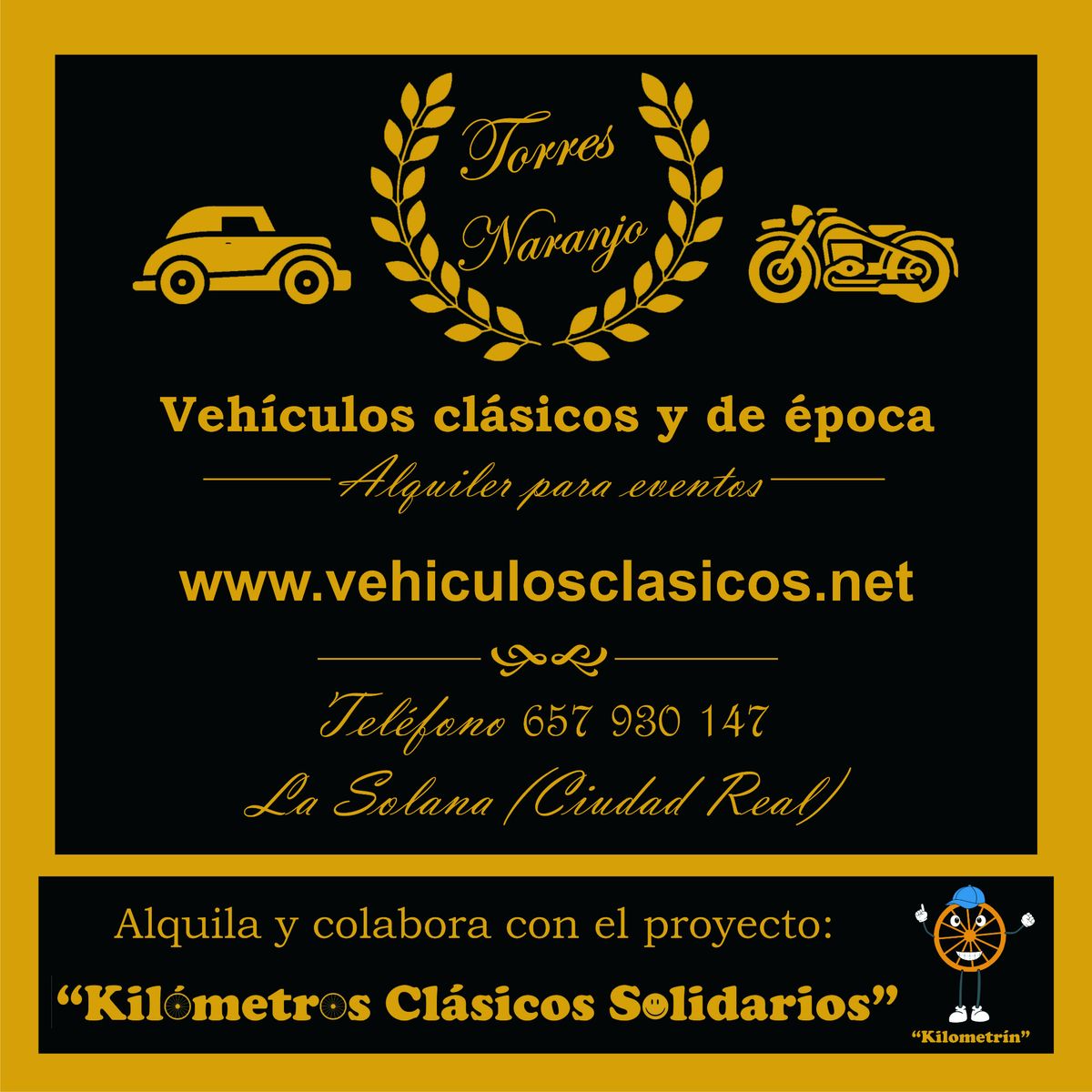 Torres Naranjo -Kilómetros Clásicos Solidarios- Vehículos antiguos